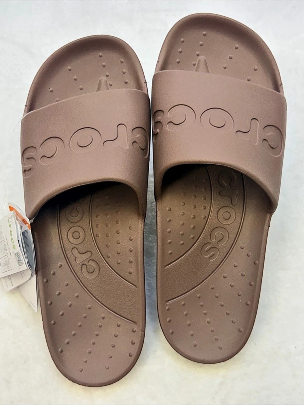Crocs Unisex Slide Sandals in Brown Women's sz US M10 / W12 210088-0LF NWT